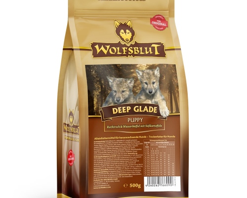 Wolfsblut Deep Glade Puppy - Rothirsch mit Süßkartoffel 500g